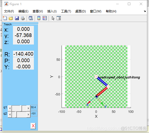 Arduino白泽四足机器人——matlab逆运动学求解_插值_07