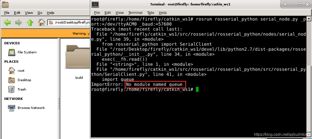 rosserial “NameError: name ‘client‘ is not defined“_ubuntu