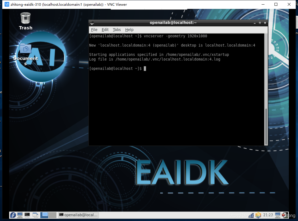 eaidk310：更改vnc桌面分辨率_linux_03