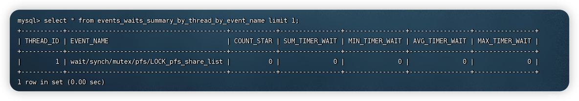 【第22天】SQL进阶-查询优化- performance_schema系列四：事件统计（SQL 小虚竹)_sql_06