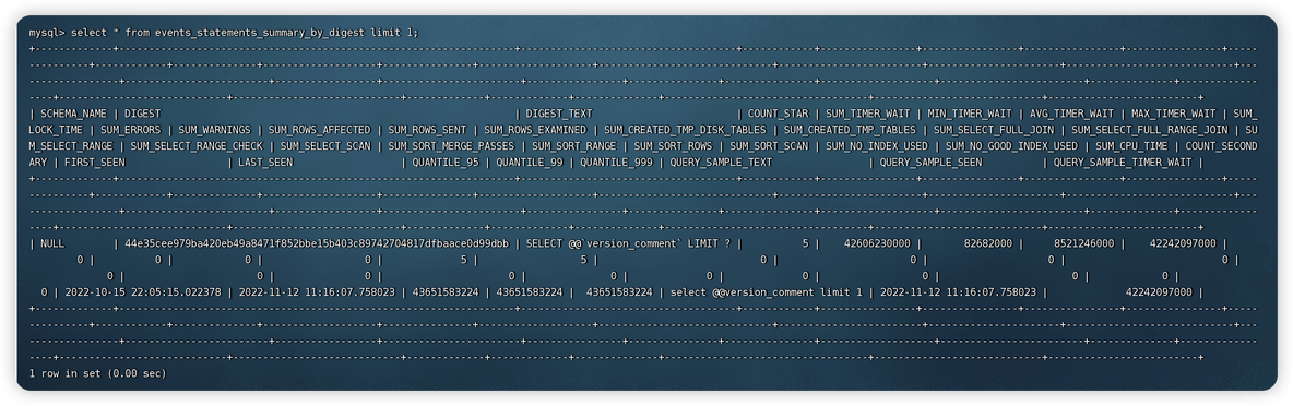 【第22天】SQL进阶-查询优化- performance_schema系列四：事件统计（SQL 小虚竹)_sql_23