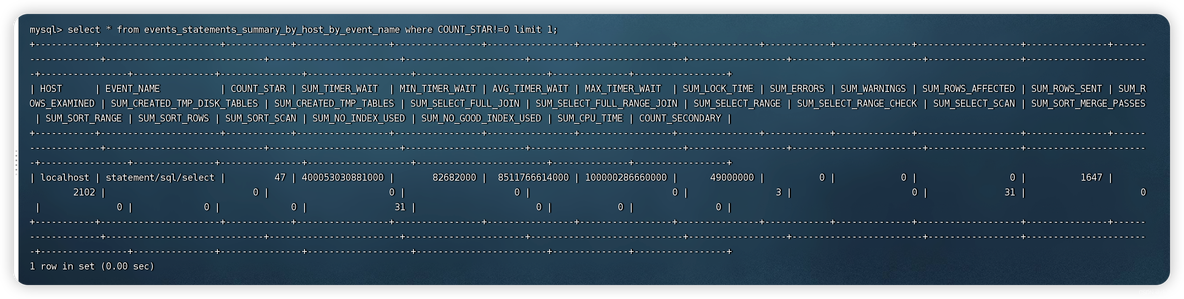 【第22天】SQL进阶-查询优化- performance_schema系列四：事件统计（SQL 小虚竹)_sql_24