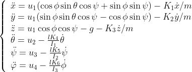 基于四旋翼无人机的PD控制研究（Matlab代码实现）_matlab