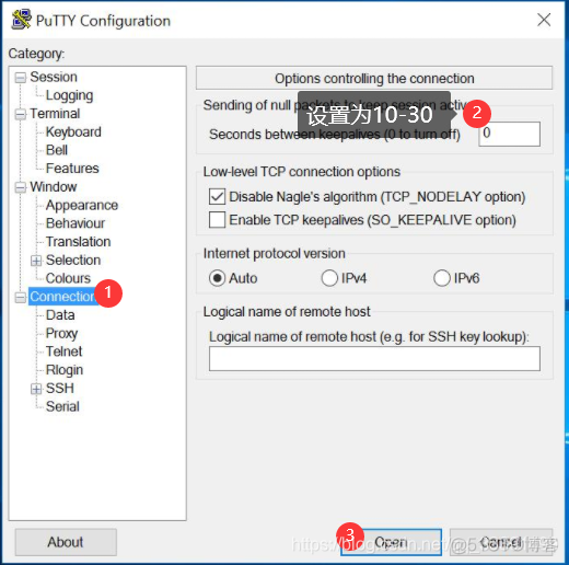 Putty·Network error：Software caused connection abort_参考资料_03