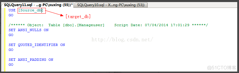 SQL Server将数据库中的表复制到另一个数据库_sql_03