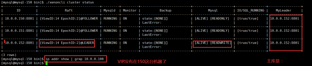 使用Xenon实现MySQL高可用集群_mysql_05