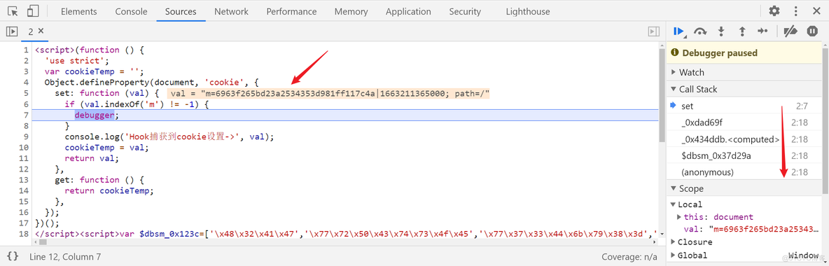 【JS 逆向百例】猿人学系列 web 比赛第二题：js 混淆 - 动态 cookie，详细剖析_github_07