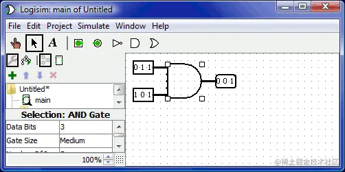 一款设计和模拟数字逻辑电路的LogiSim工具_工具栏_11