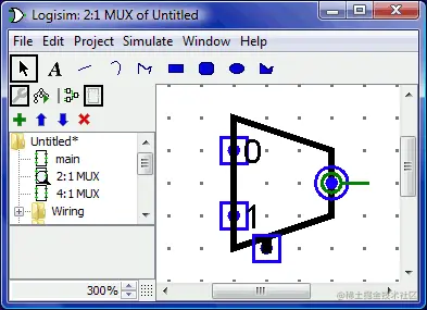 一款设计和模拟数字逻辑电路的LogiSim工具_多路复用_16