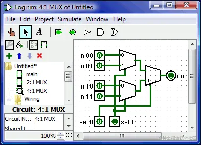 一款设计和模拟数字逻辑电路的LogiSim工具_多路复用_17