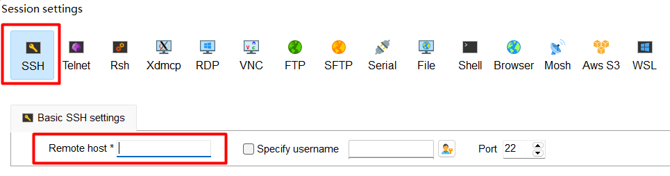 使用MobaXterm远程登录linux_远程登录_05