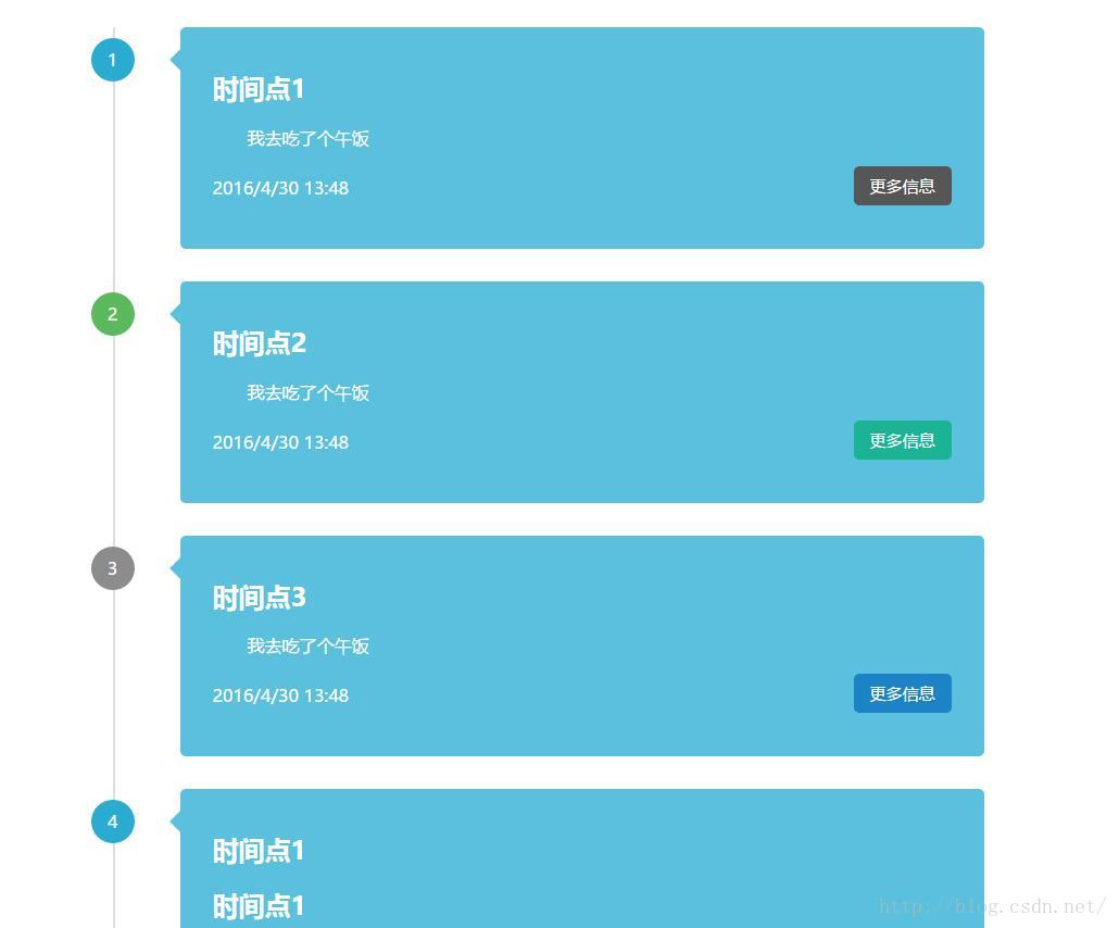 网页中时光轴的简单实现_ico