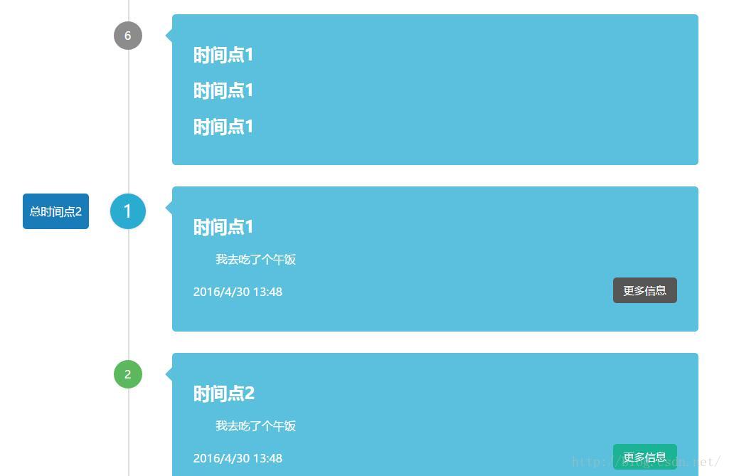 网页中时光轴的简单实现_html_04