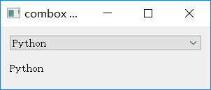 从零开始学Pyqt5之【控件介绍】（7）：QComboBox下拉框列表控件_下拉框_04