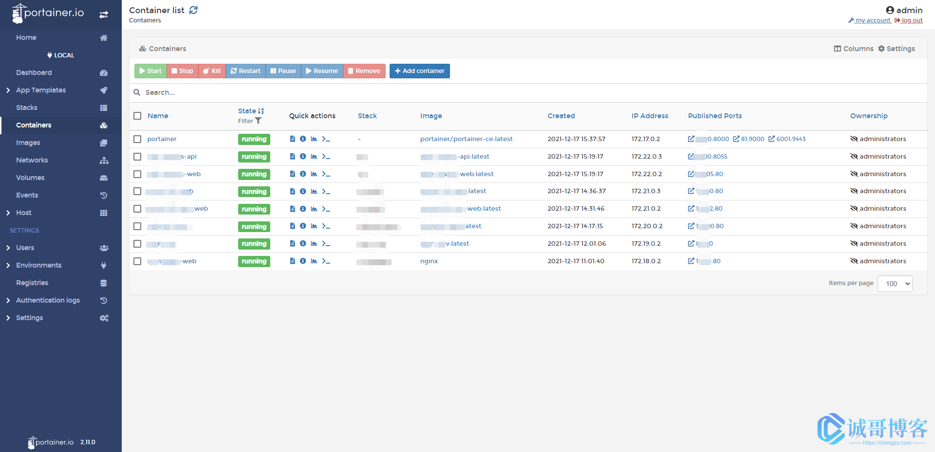 部署Docker管理面板Portainer_docker_03