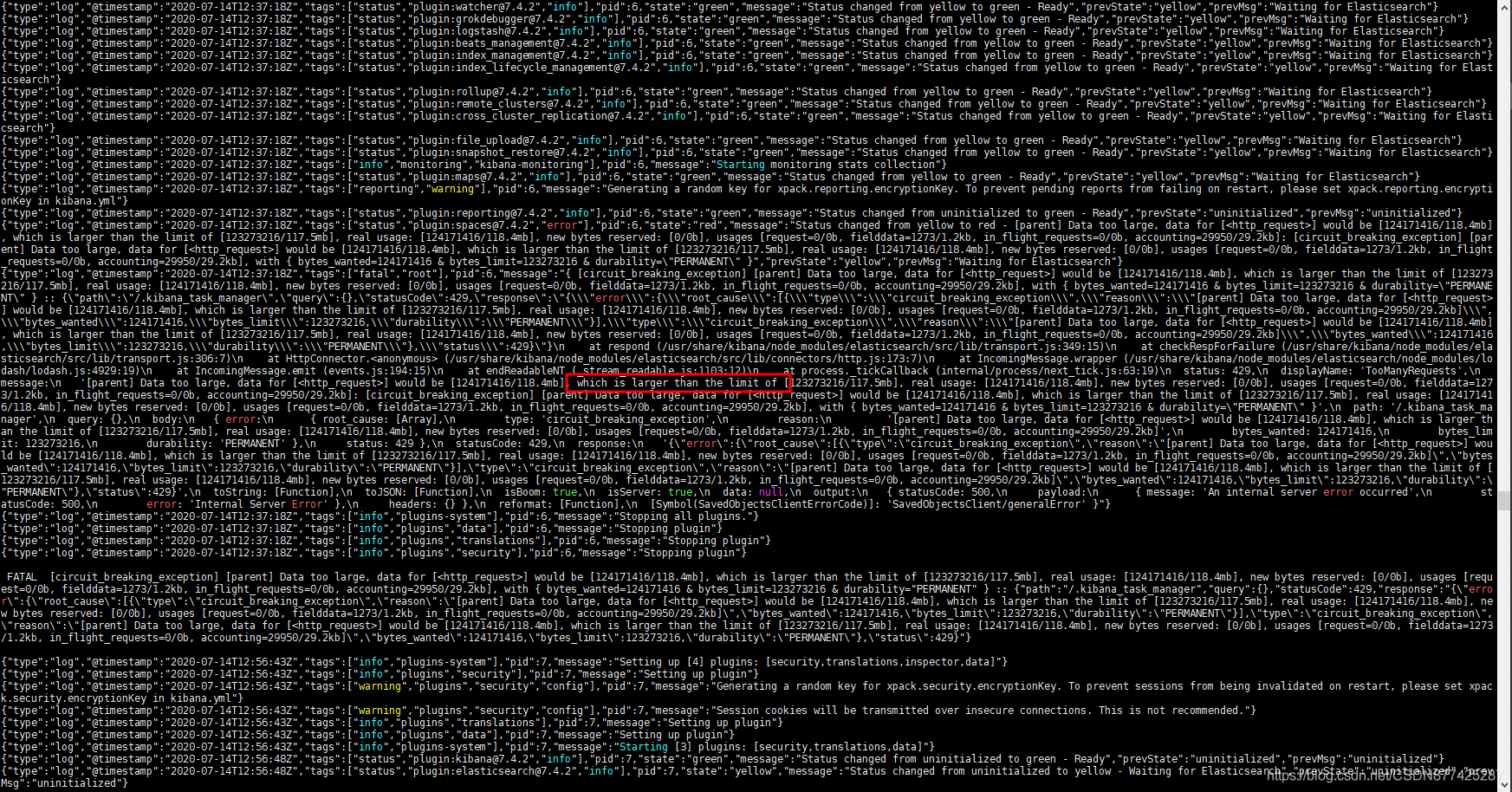 kibana连接ES显示Cannot connect to the Elasticsearch clusterSee the Kibana logs for details and try reloa_big data_02