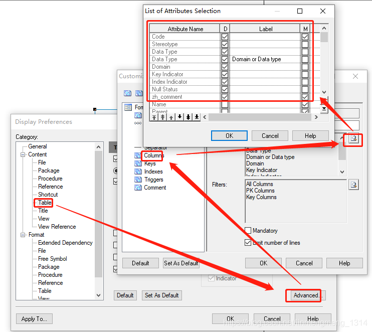 Powerdesigner pdm视图看不到表注释comment问题_右键_09