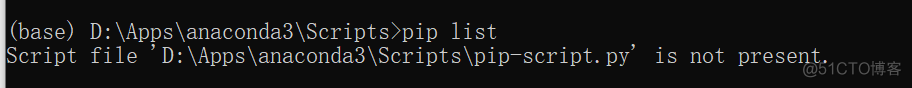 Script file ‘F:.....\pip-script.py‘ is not present 原因及解决办法_pip