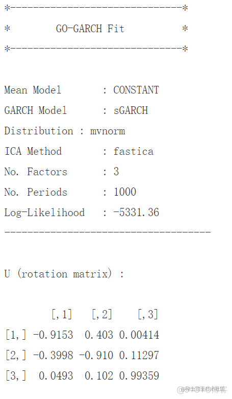 R语言多元（多变量）GARCH ：GO-GARCH、BEKK、DCC-GARCH和CCC-GARCH模型和可视化_方差_27