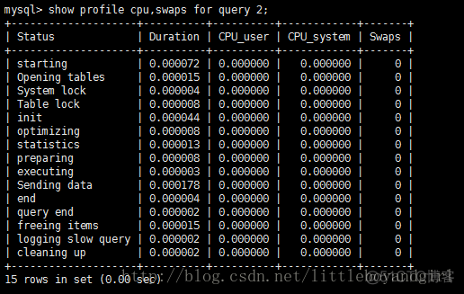 MySQL性能分析语句 show profile/show profiles_性能分析_06
