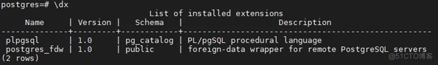 通过postgres_fdw实现跨库访问_PostgreSQL_06
