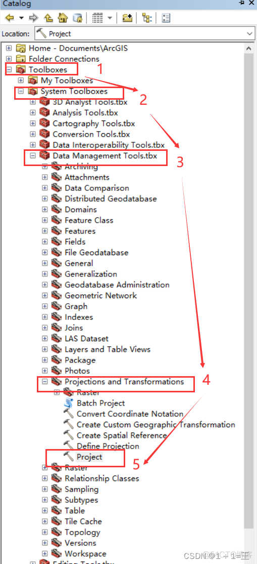 ArcMap中的各种GIS文件的变换（img转tif，tif坐标系转换，shp坐标系转换）_img格式文件转换_07