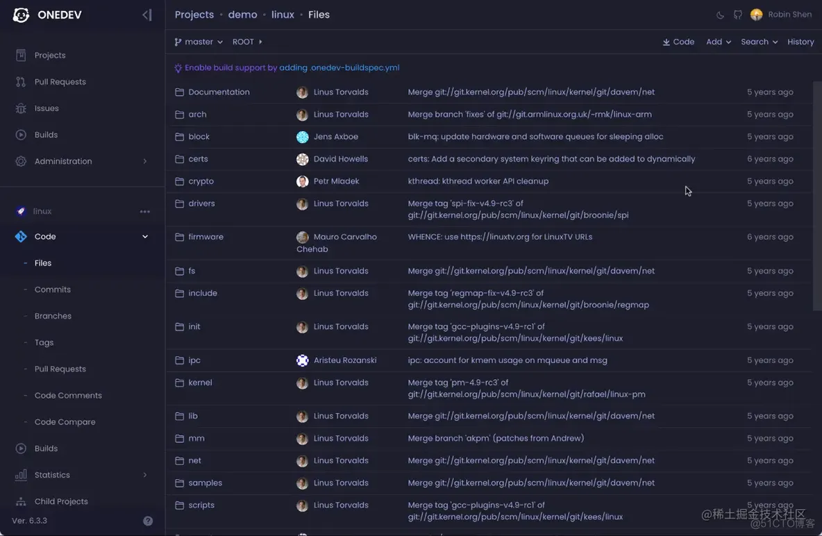 一个人坚持了五年的开源项目 - 开发管理方面可完全替代GitLab_正则表达式_02