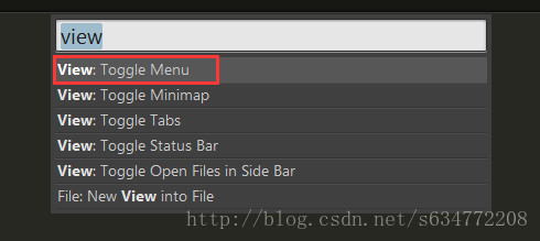 SublimeText菜单栏显示_菜单栏