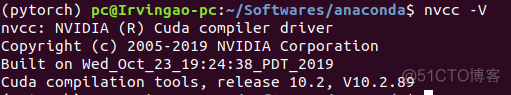 Ubuntu18.04——安装Anaconda和python3.6.9版本的pytorch-gpu_python_02