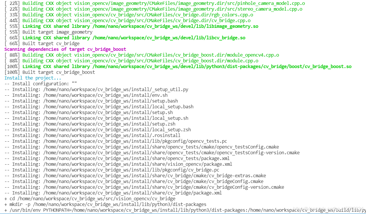 ROS——在Ubuntu18.04下基于ROS Melodic编译python3的cv_bridge_bash_03