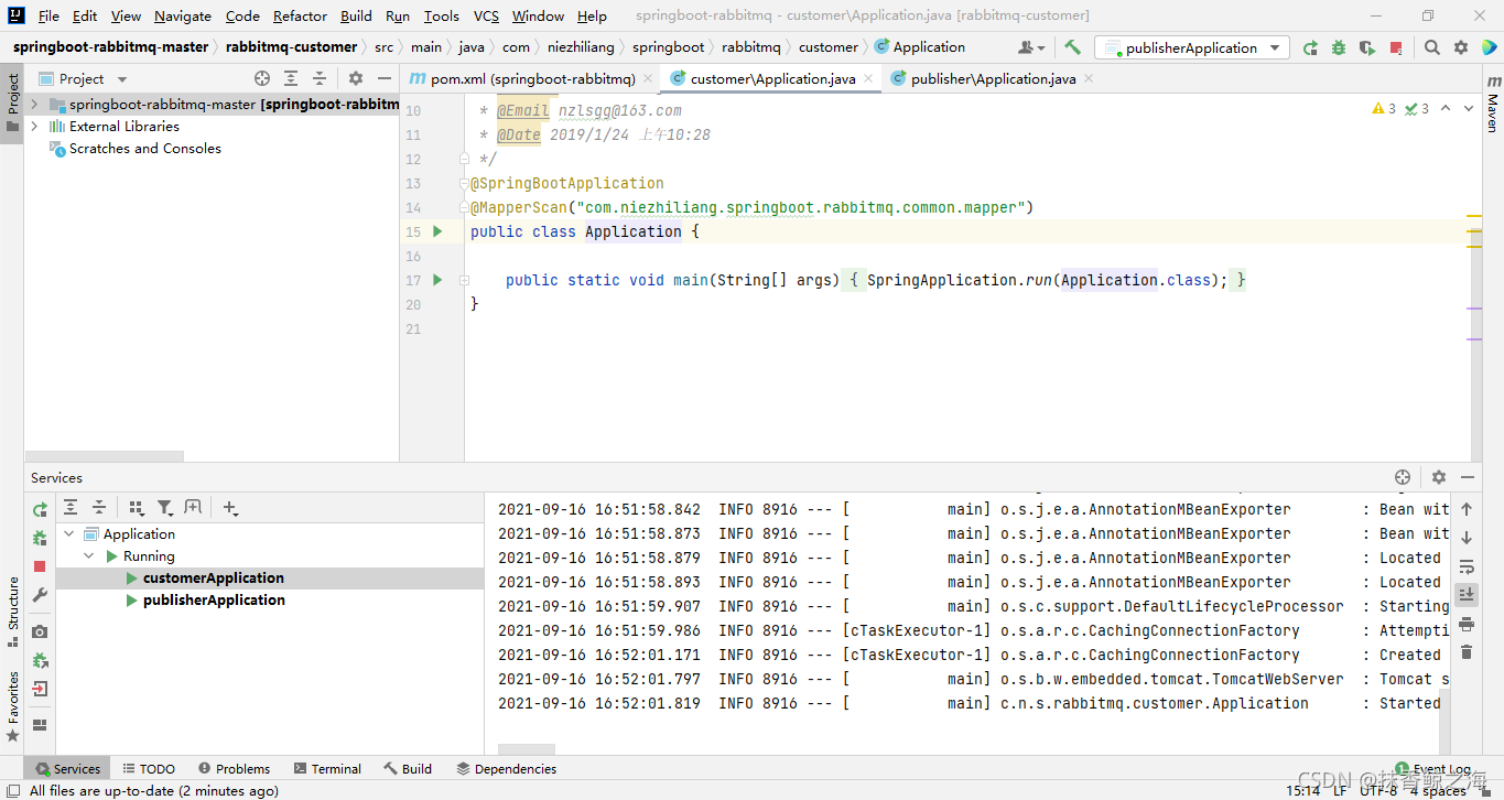 IDEA2020中设置Run Dashboard。_intellij idea