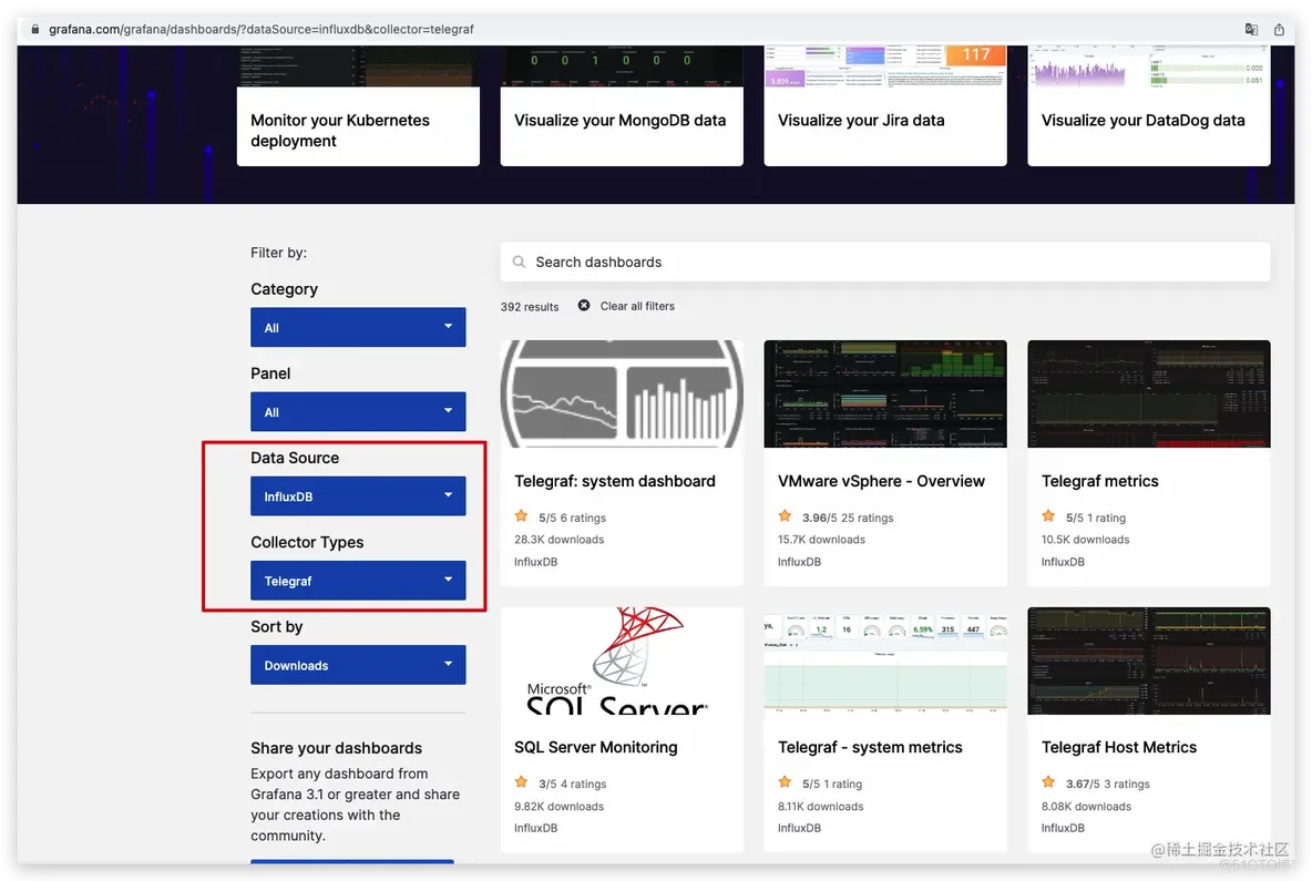 Telegraf+Influxdb+Grafana 构建监控系统_HTTP_05