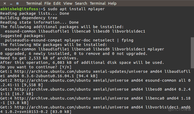 Linux apt 命令_版本号_03