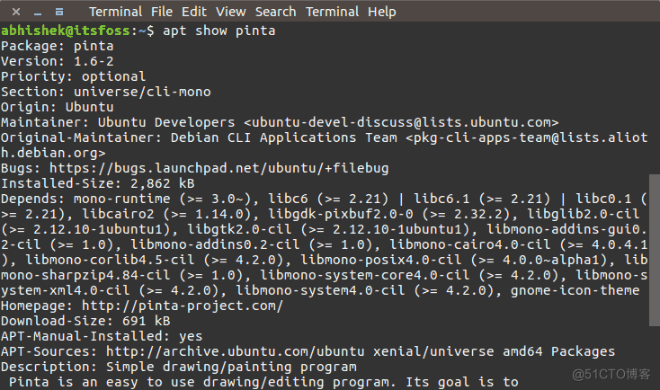 Linux apt 命令_包名_09