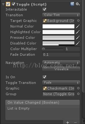 Unity UGUI基础之Toggle_Unity