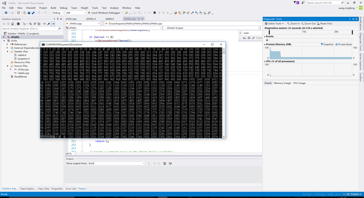 VS2015 + CUDA 8.0  配置GTX1070的OpenCL 开发环境_opencl_11