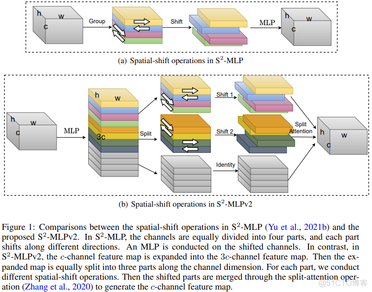 Vision MLP 之 S2-MLP V1&V2 : Spatial-Shift MLP Architecture for Vision_深度学习_06