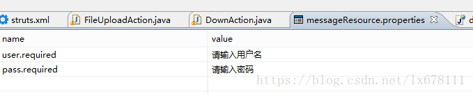 Struts2国际化_用户名