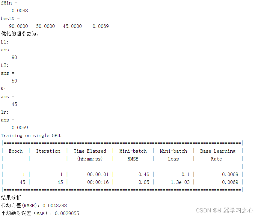 回归预测 | MATLAB实现SSA-LSTM和LSTM多输入单输出_SSA-LSTM_06