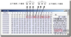 BMP图像文件解析_数据_07