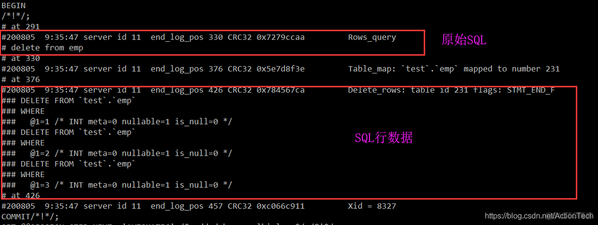 技术分享 | MySQL binlog 日志解析_数据