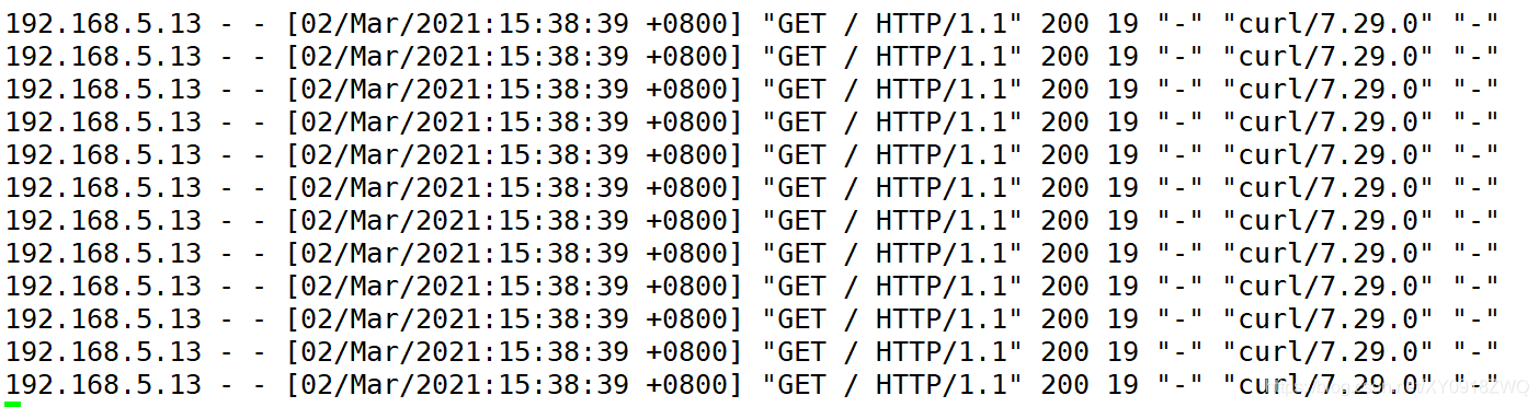 Web集群案例实战 -- Nginx 负载均衡 之 客户端访问日志优化_运维_04