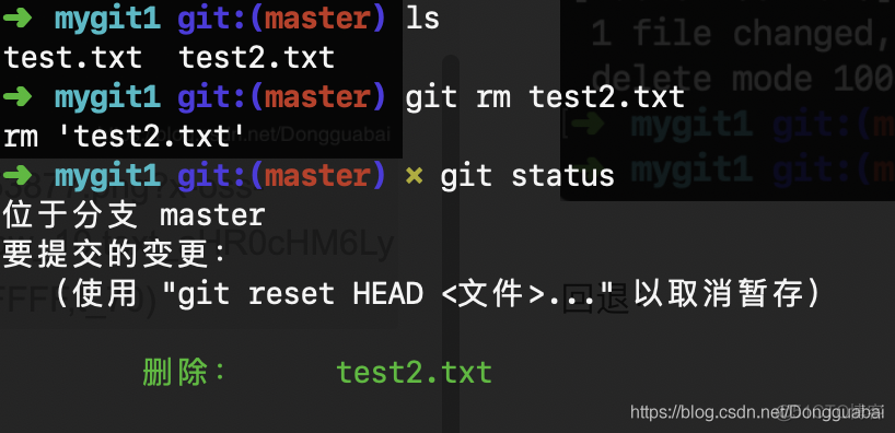 git rm 和 rm 的区别_暂存区_02