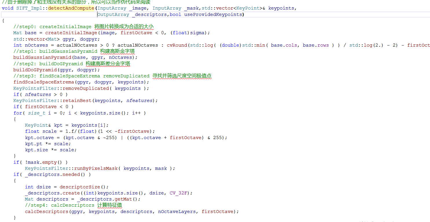 SIFT在OpenCV中的调用和具体实现(HELU版)_特征值_12