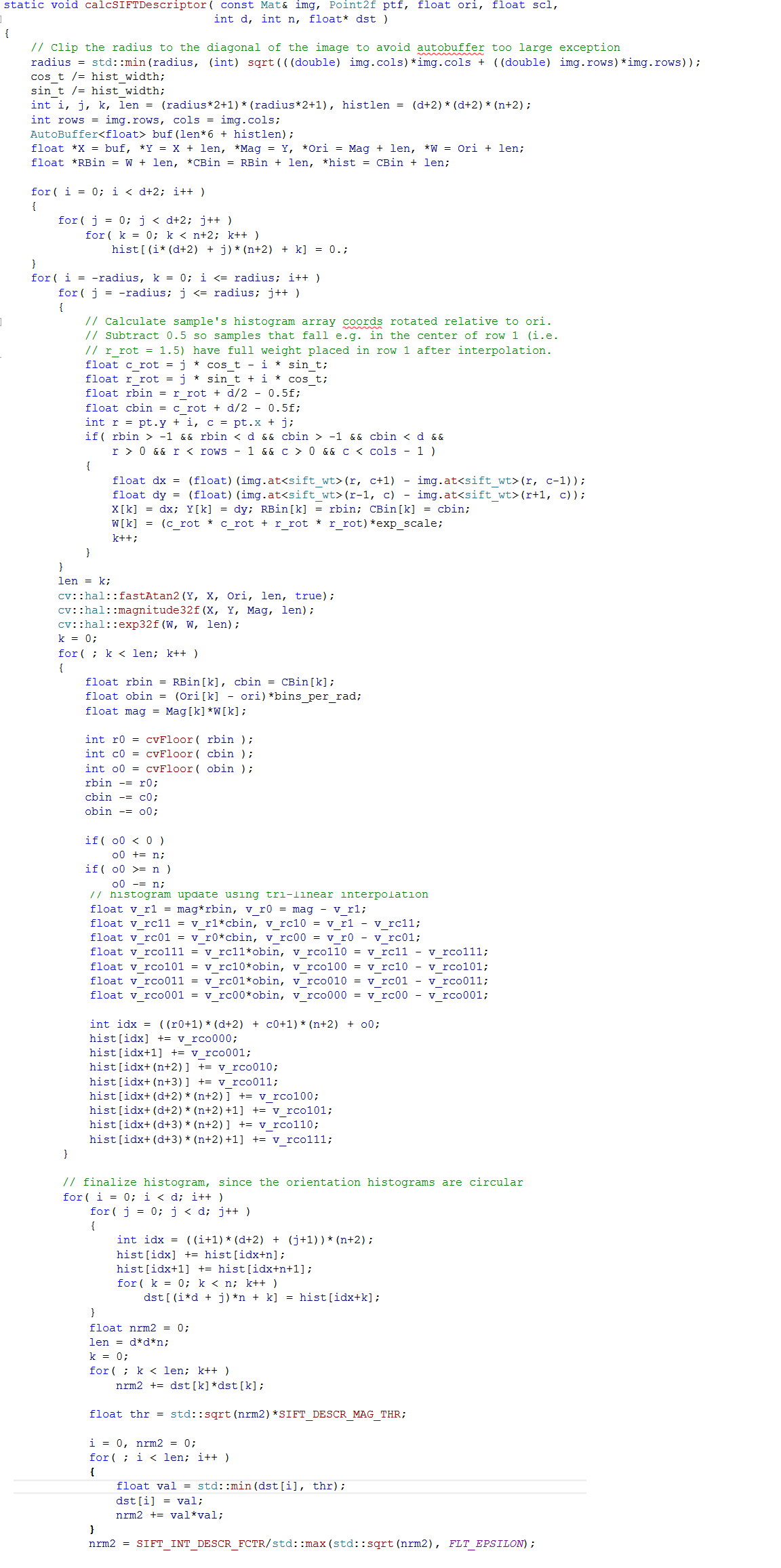 SIFT在OpenCV中的调用和具体实现(HELU版)_特征值_20