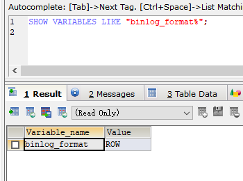 大数据-业务数据采集-FlinkCDC  The MySQL server is not configured to use a ROW binlog_format_MySQL_02