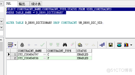 Oracle 删除唯一约束_do better myself_02