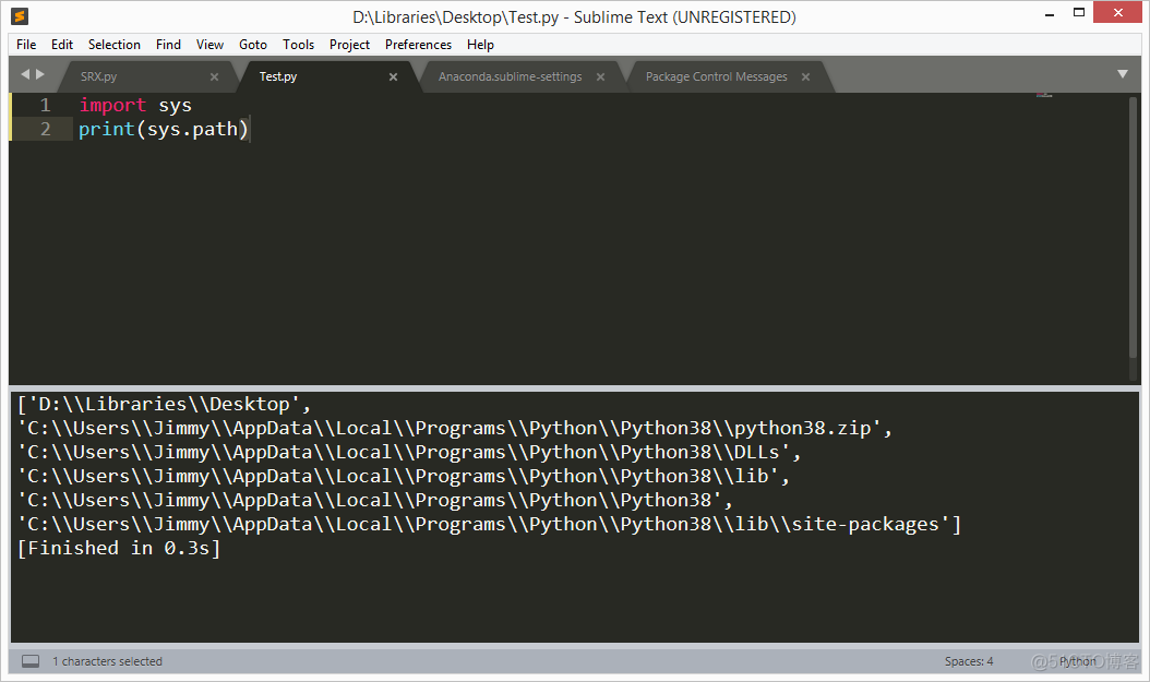 Sublime Text Python 代码提示插件  Anaconda_python_05