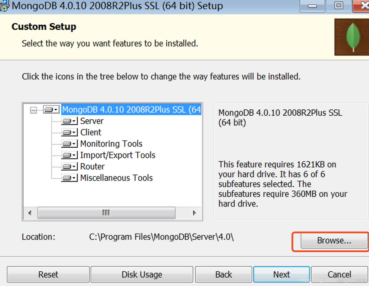 Windows下MongoDB详细安装教程_自定义_04