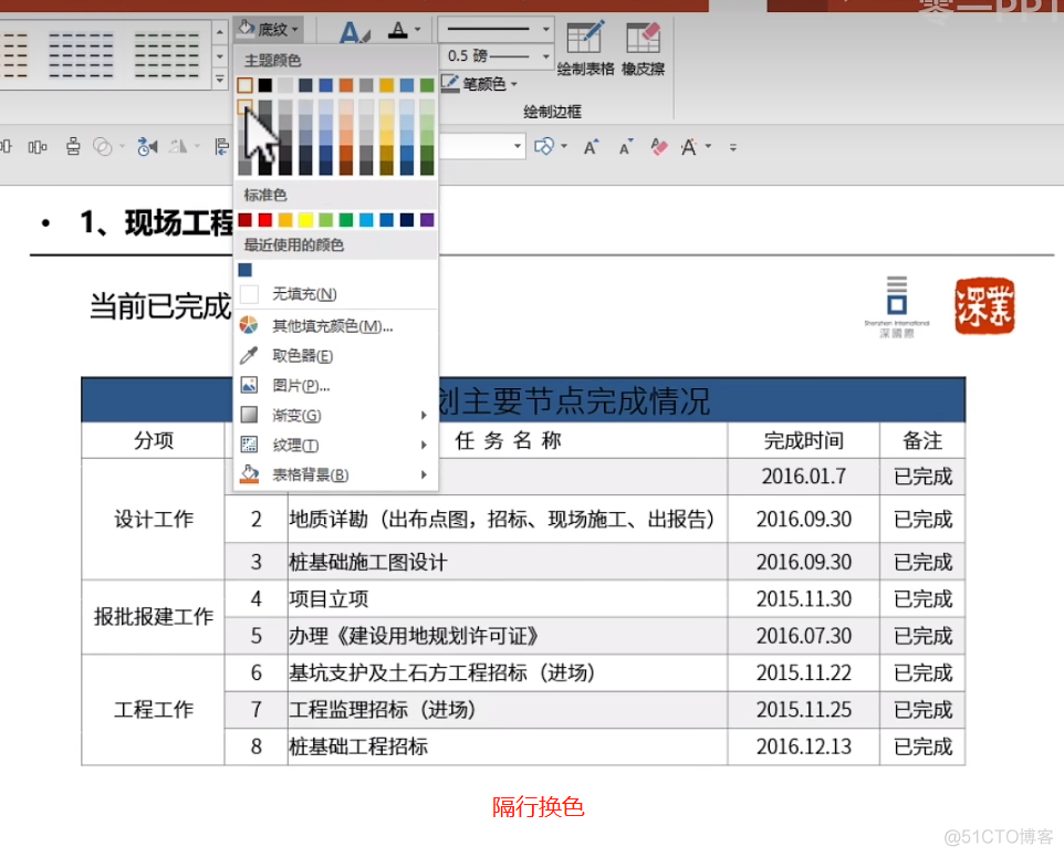 PPT 如何做出高大上的表格_f5_08